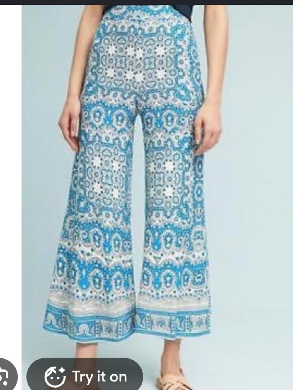 Anthropologie Wide Leg Pant